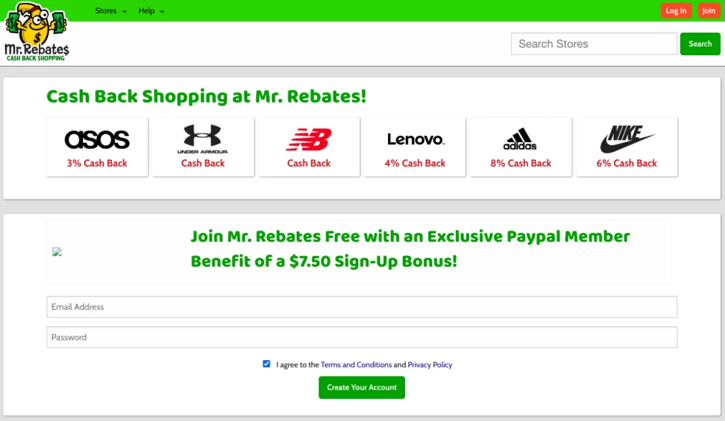 Mr. Rebates get paid to shop app