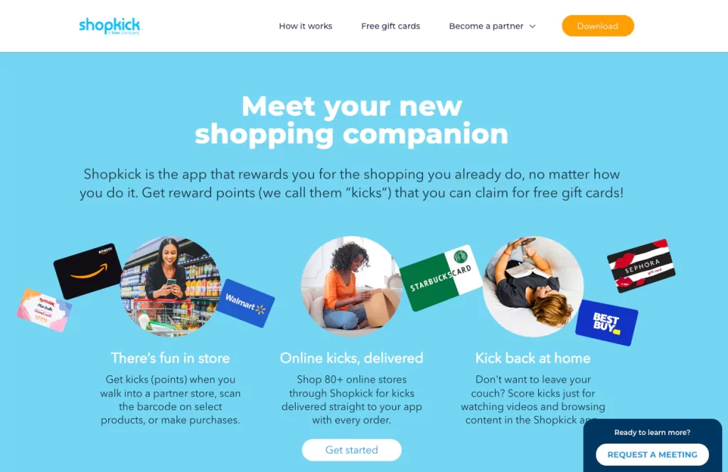 get paid to shop online on shopkick