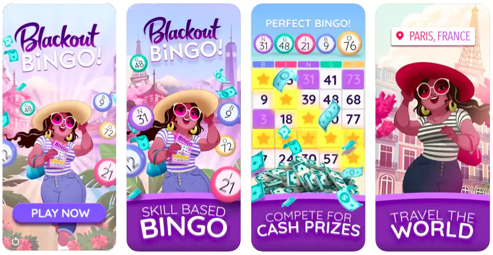 Blackout Bingo App to win real money