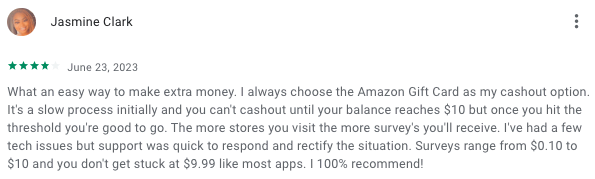 Surveys On The Go pay real money by taking paid online surveys. A comment by the user.