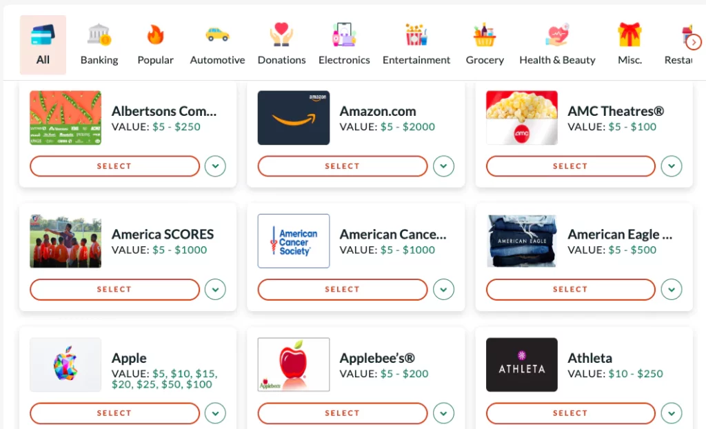 Gift Cards $5 by Branded Surveys